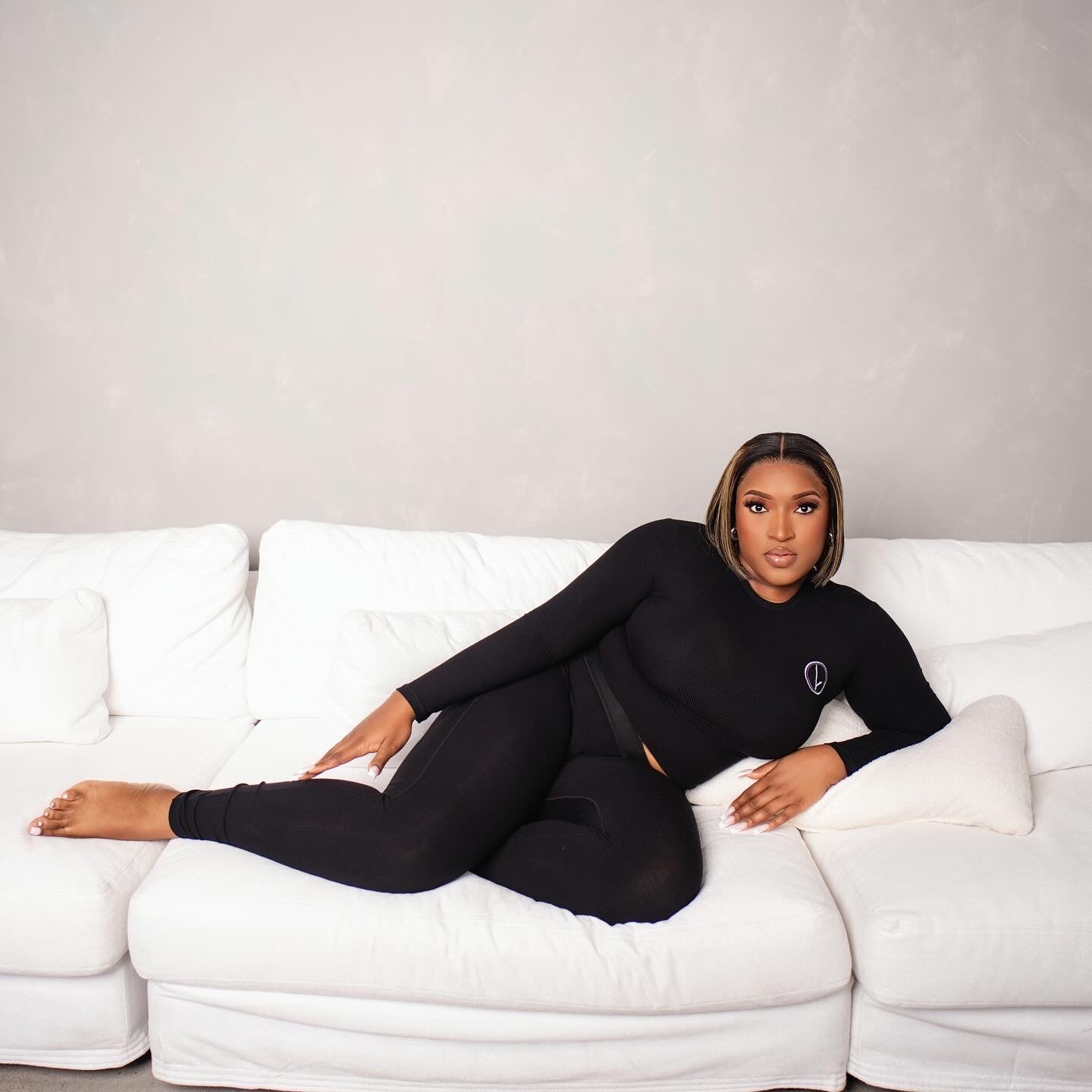 Midnight Black Long Sleeve Top