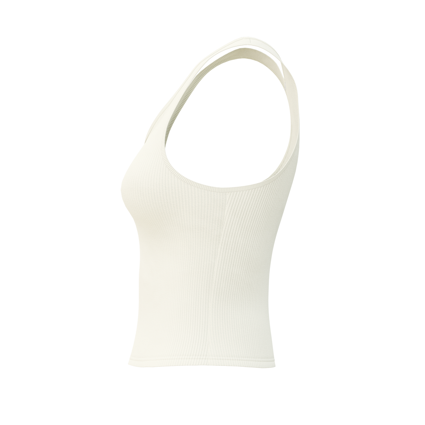 White Lamlux Tank Top